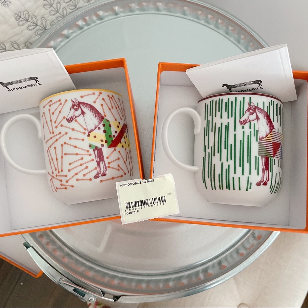 Authentic｜Hermes Hippomobile mug set of 2